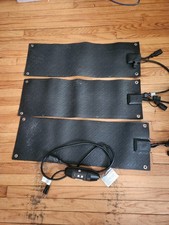 3 Heated Snow Ice Melting Stair Mats Heattrak Non-Slip 10"x 30  W/ Power Cord