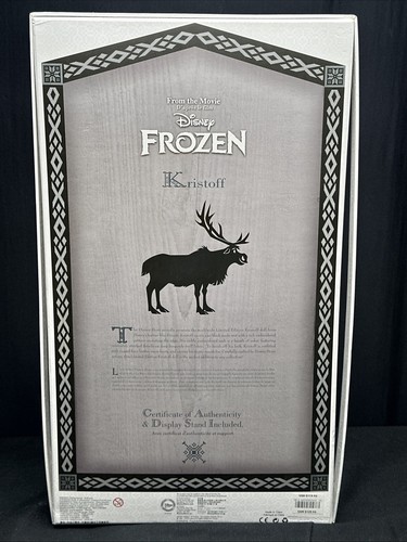 Muñeca Kristoff Disney’s Frozen 17" Edición Limitada 1 De 3500 Disney Store - Imagen 7 de 14