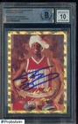 Shaquille O'Neal HOF Lakers Signed Custom Trading Card BGS BAS 10 AUTO