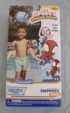 SwimWays Marvel Spider-Man Swimmies  Arm Floaties Kids Age 3-5 NEW Boys Spidey 
