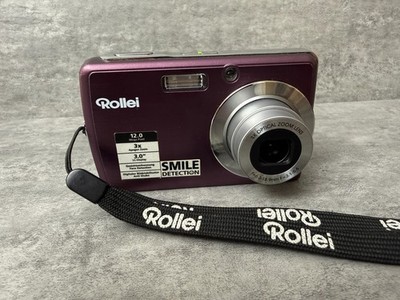 Rollei Compactline 200 Digitalkamera Lila 12 Megapixel 3-Fach Opt. Zoom