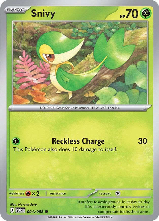 Pokemon Snivy (4/134) Perfect Order LP