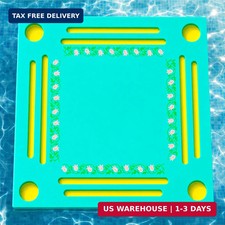 Floating Mahjong Table for Pool - Double-Sided Water Game Tray with Mahjong Po