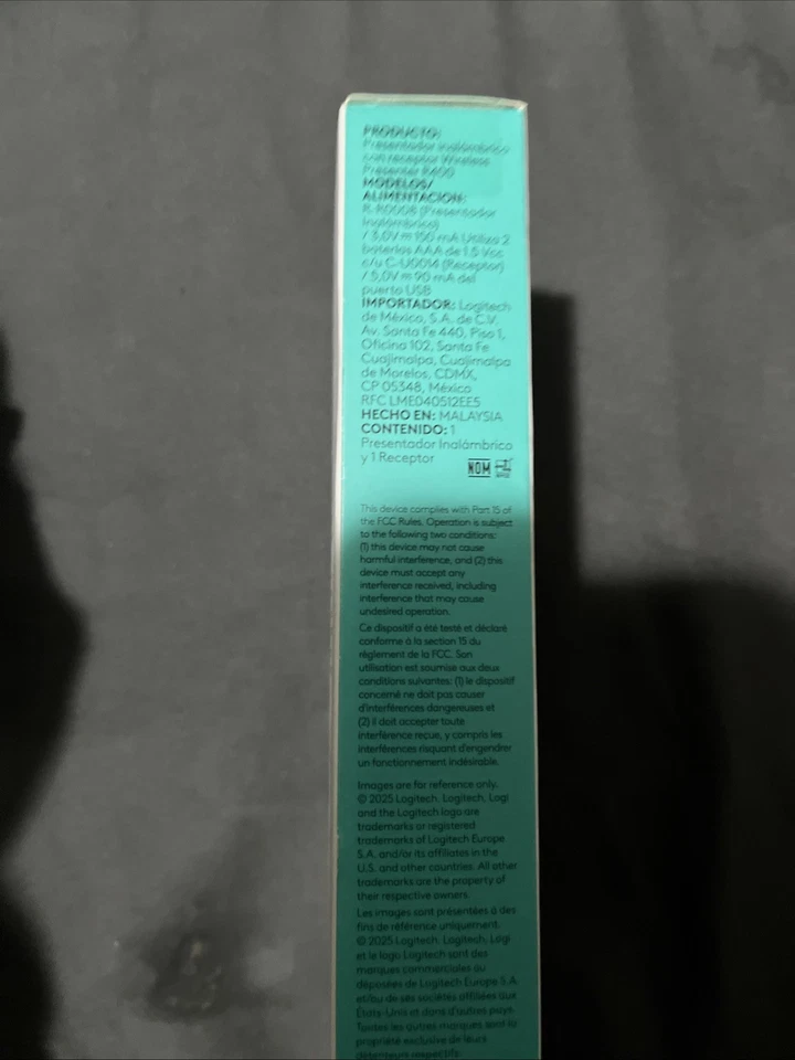 LOGITECH R400 WIRELESS PRESENTER POWERPOINT CLICKER WITH LASER POINTER NEW - Image 4 of 4