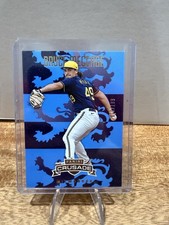 2025 Panini Crusade - Bryce Meccage #54 Blue /199 (RC) Brewers Prospect