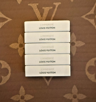 LOT OF 5 Louis Vuitton L IMMENSITE Eau De Parfum Sample Spray 2ml/0.06oz