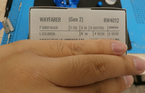 Ray-Ban Meta Wayfarer Gen 2 Smart Glasses - RW4012 Shiny Black G15 Green #339 - Picture 2 of 5