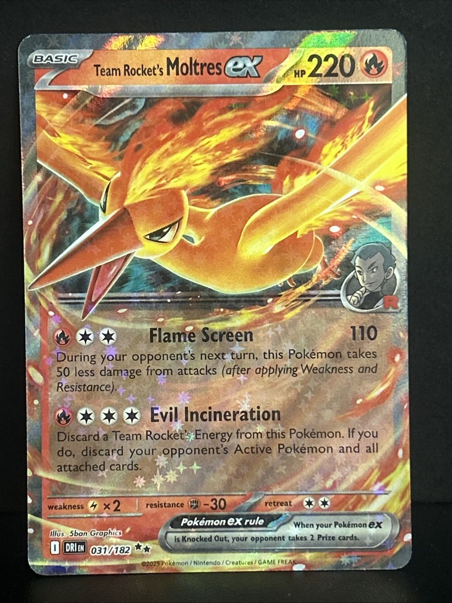 Team Rocket's Moltres EX 31/182 Destined Rivals Pokemon TCG | eBay