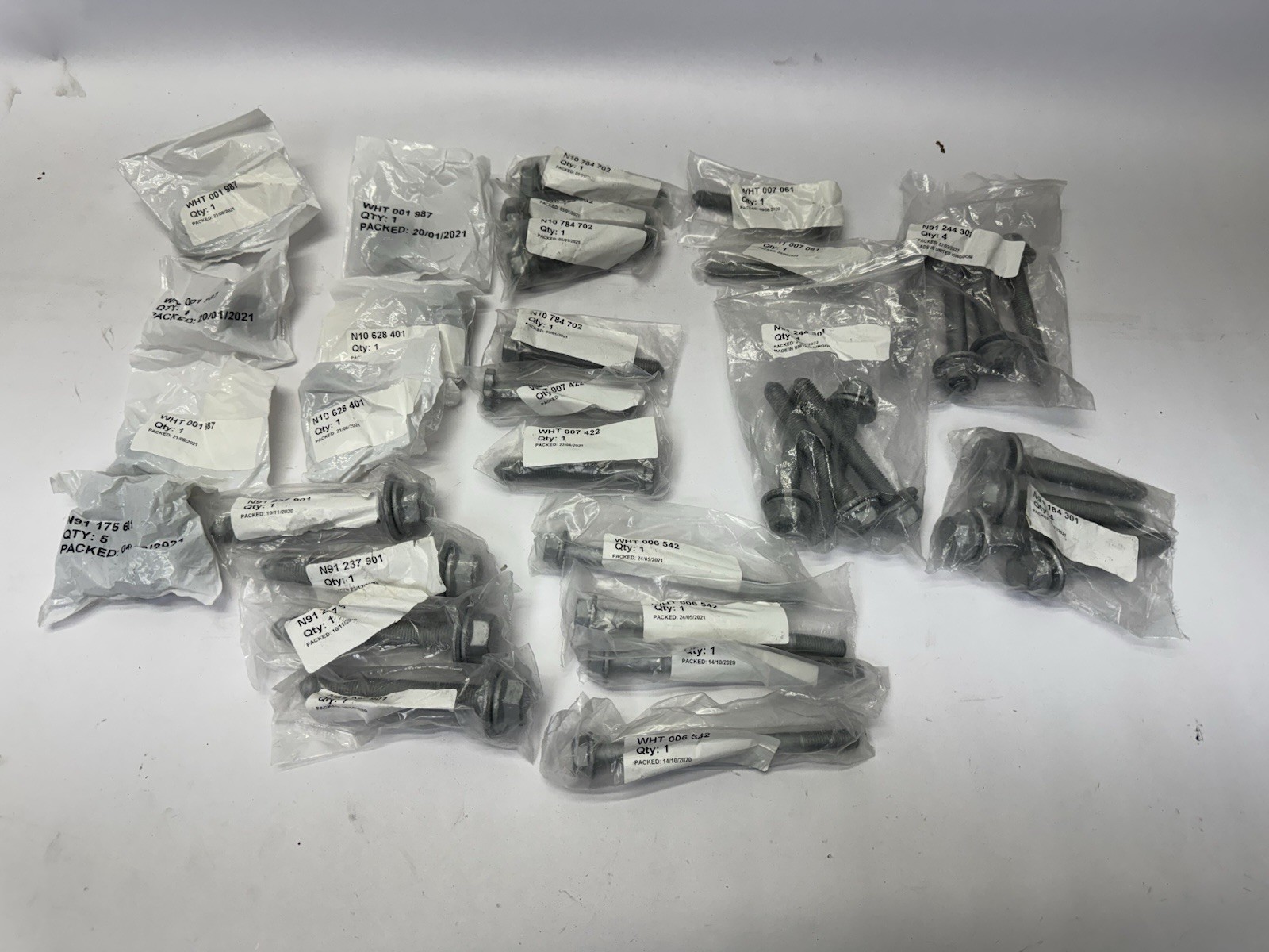 25pc Lot Of Genuine Bentley Hardware Suspension Bolts Nuts OEM NEW