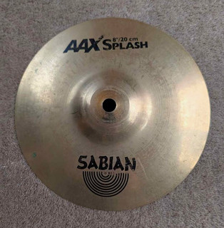 Sabian AAX Splash Cymbal 8 in Diameter 1 Piece Splash Cymbal Included