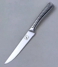 imarku 4.5" Serrated STEAK Knife, High Carbon FORGED Stainless Blade, LIGHTNING