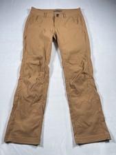 Prana Tech Pants Quick Dry Hiking Outdoors Roll Up Size 10 Women