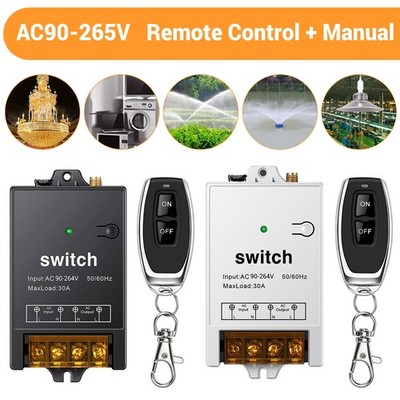 1 Set 433MHz Remote Control Relay Switch 500m Long Range Wireless Remote Switch