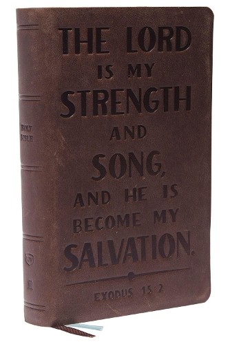 KJV Holy Bible: Personal Size with Cross References, Brown Ge... -