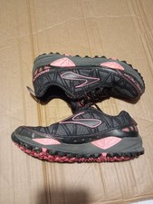 Brooks Cascadia 6 Trail Running Shoes UK Size 4 Women's Pink Black Trainers