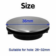 Stainless Steel Basin Cover Easy to install Kitchen Sink Tap Hole Stopper