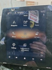 Renault Capture mk 2 navigation Sat Nav 9.3 inch displayHead Unit CID09AC-RFB