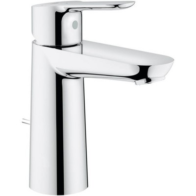 Grohe BauEdge M-Size Waschtischarmatur 23759000 chrom, mit Ablaufgarnitur