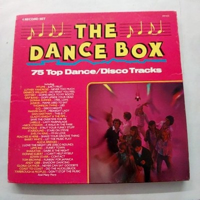 The Dance Box 75 Top Dance Disco Tracks 4 Record Set Disco Hits Compilation