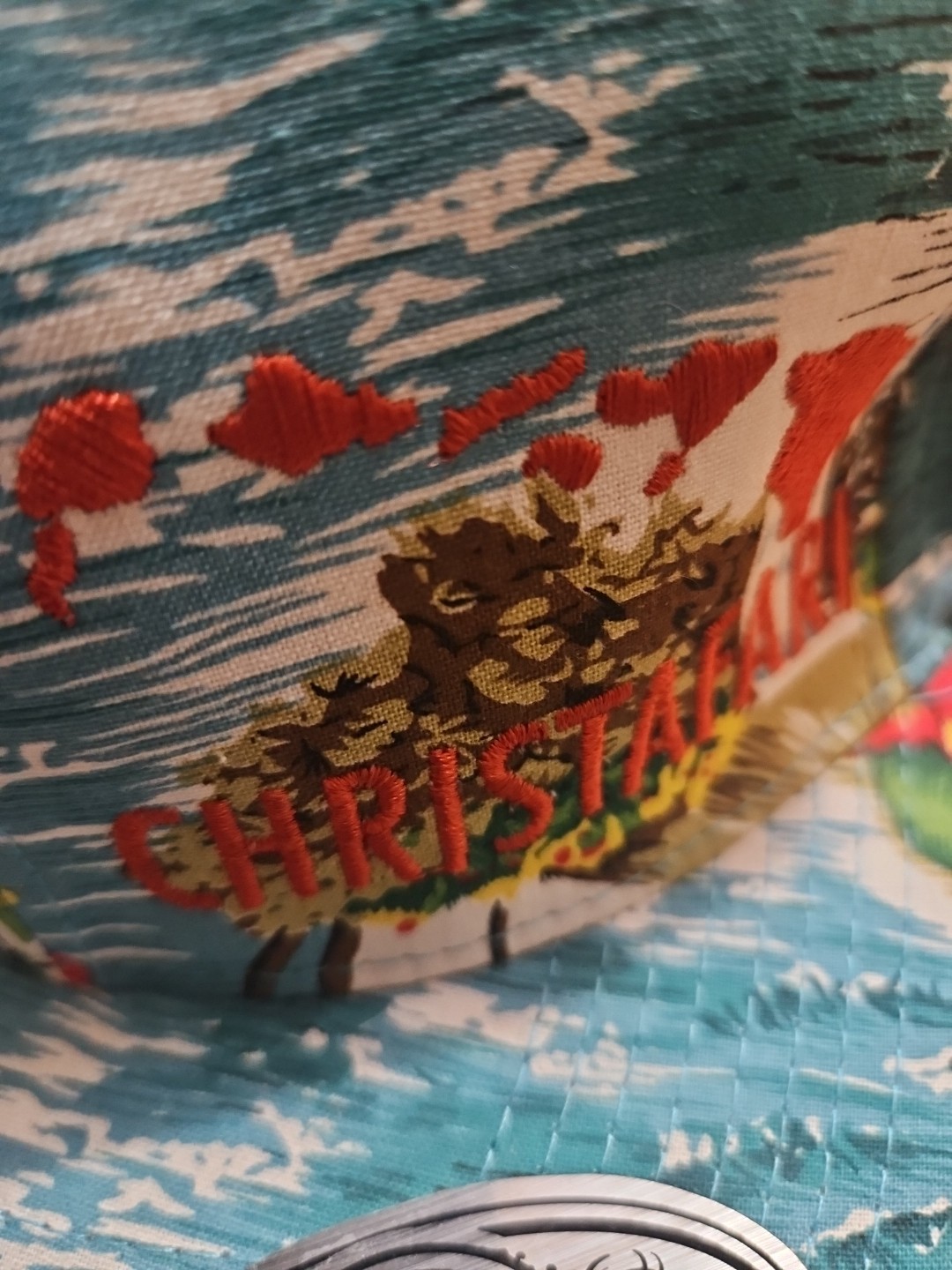 Double Portion Supply Embroidered Adjustable Snap… - image 2