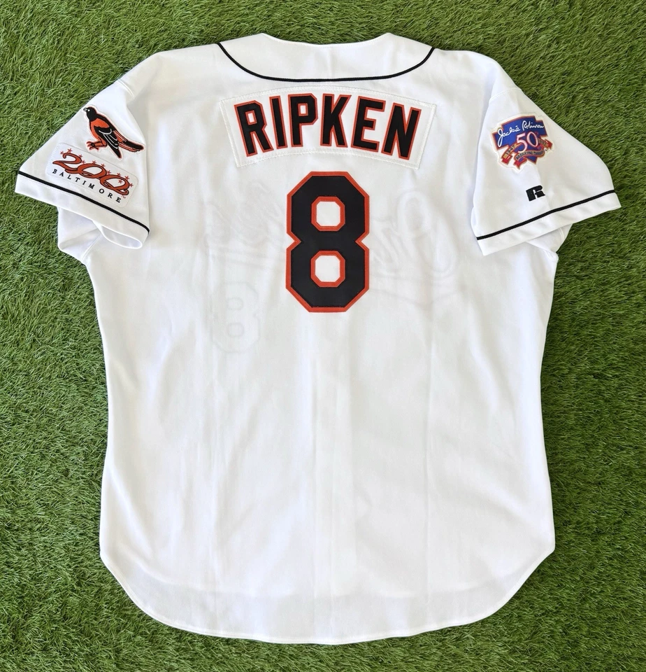 Camiseta de beisebol autêntica Cal Ripken Jr. 1997 Baltimore Orioles Russell Athletic - Imagem 2 de 4