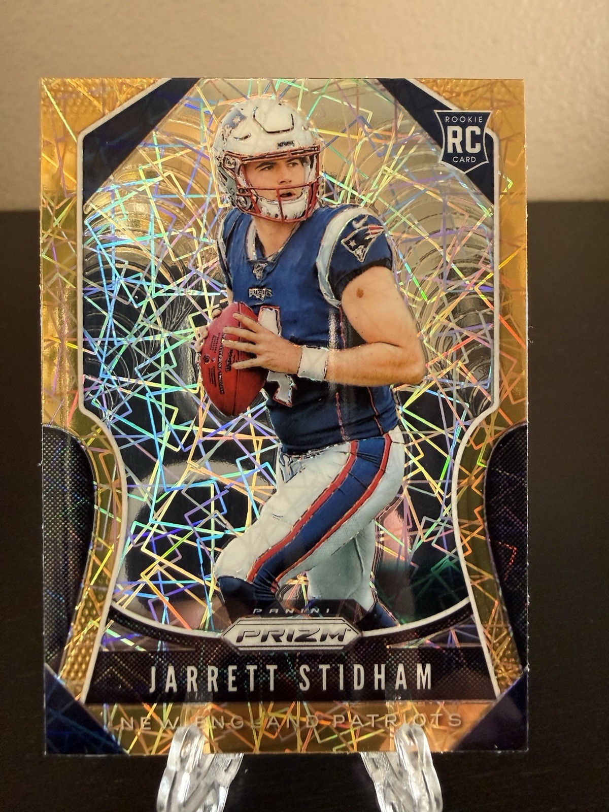 2019 Panini Prizm - Rookies Jarrett Stidham #308 Lazer Prizm (RC)