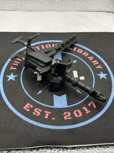 GI Joe ARAH. 1983 Headquarters. Parts. Laser Cannon With Shield & Post