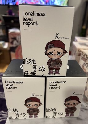 Loneliness Level Report Blind Box Set Of 3 New