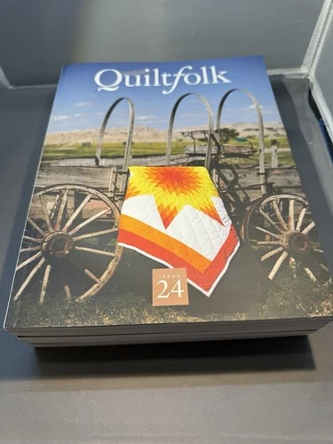 Lot of 5 QUILTFOLK Magazine Issues #24, 25, 26, 29, 32 Quilt Art