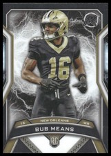 2024 Topps Resurgence #167 Bub Means RC Rookie New Orleans Saints