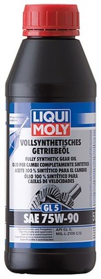 LIQUI MOLY Getriebeöl Vollsynthetisches Getriebeöl (GL5) SAE 75W-90 1413 Dose