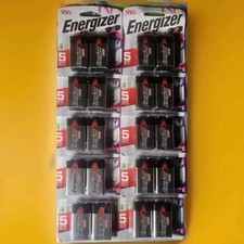 Lot Of 20 Energizer 9 Volt 9v Batteries 10 Packs Of 2