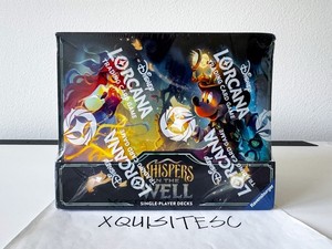 lorcana tcg: whispers in the well - booster box finish Enchanted Rares Disney Lorcana: Set 10: Whispers