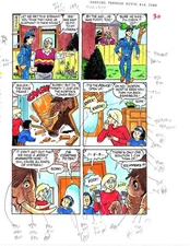 Sabrina Comic Book Hand-Painted Color Guide 1998 Archie Publications 24