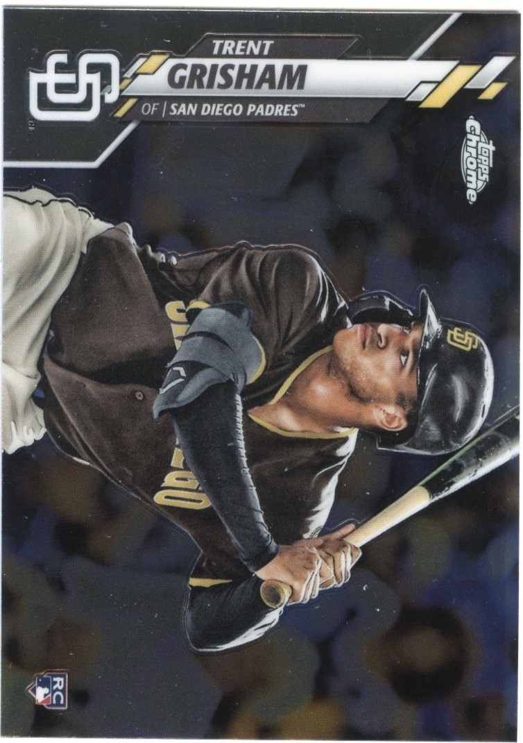 2020 Topps Chrome #101 Trent Grisham RC ROOKIE CARD YANKEES