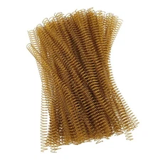 100PCS Spiral Binding Coils 48 Loops 4:1 Pitch Double Wire Binding Spines