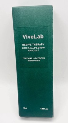 ViveLab Revive Therapy Hair Scalp & Brow Ampoule 15ml Anti Hair Loss New Sealed