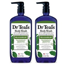 Dr Teal's Body Wash with Pure Epsom Salt, Relax Relief with Eucalyptus Sp...
