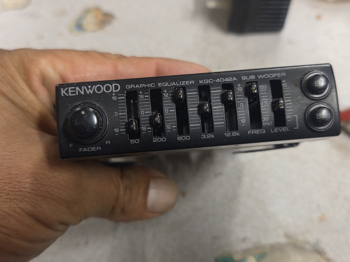 Kenwood KGC-4042A Graphic Equalizer Car Audio Signal Processor | eBay