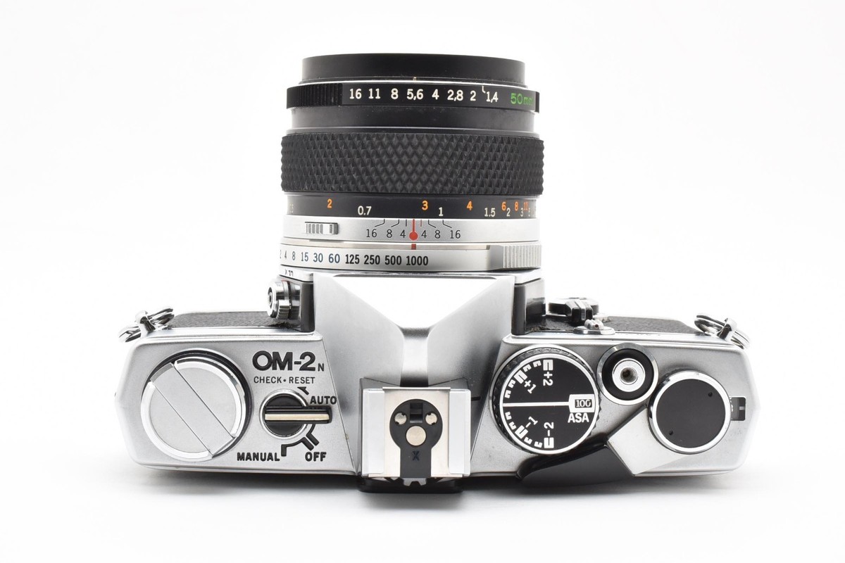 Near MINT] Olympus OM-2N + WINDER-2 + G.Zuiko 50mm F1.4 Lens from