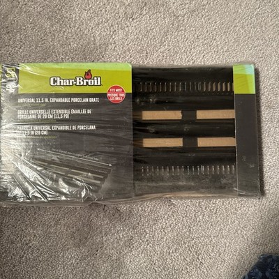 Char-Broil Grill Grate Expandable 11.5'' Porcelain-Coated Steel NEW Open Package 