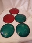 Lot Of 5 NOS Steber UTI-Lite Green Glass Lens Outdoor Automotive KOPP — photo 1