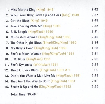 B B KING - Beale Street Blues Boy - 10 CD Set (Free Shipping)