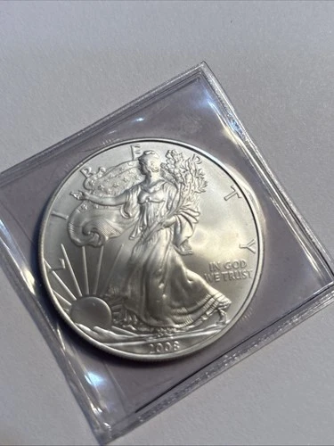 Walking Liberty American Eagle One Dollar 1 Oz. Fine Silver Coin