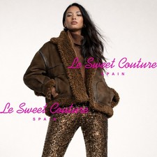 ZARA WOMAN FW25/26 BROWN ZW COLLECTION REVERSIBLE BOMBER JACKET 3548/265/753