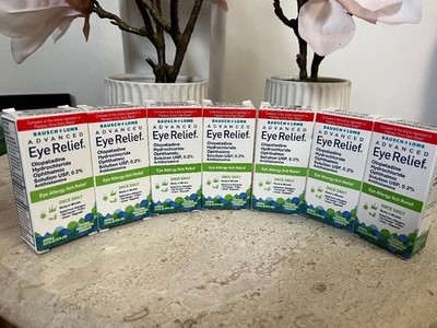Bausch + Lomb Advanced Allergy Eye Relief 0.2% Allergy Eye Drops 0.12 fl oz 7PKS