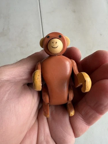 Vintage Fisher-Price Circus Train Monkey Figure