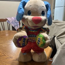 Fisher Price Dance And Wiggle Puppy Dog Stuffed Animal Plush Toy Battery