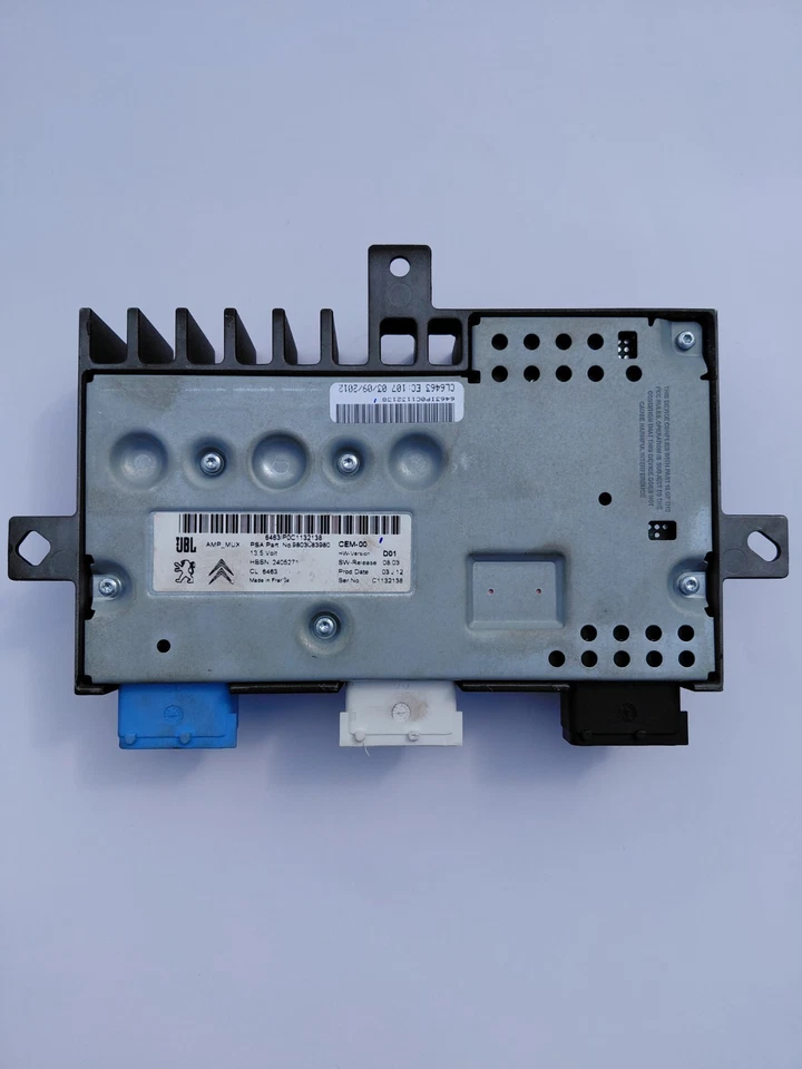 2012-2018 Peugeot 508  Amplifier Audio Jbl CL6463 9803083980 - Bild 3 von 4