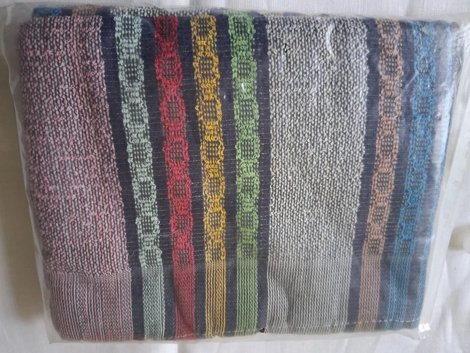 Lot 3 essuie mains torchons éponge  vintage/Linge Ancien 50 x 80cm - Photo 3/3